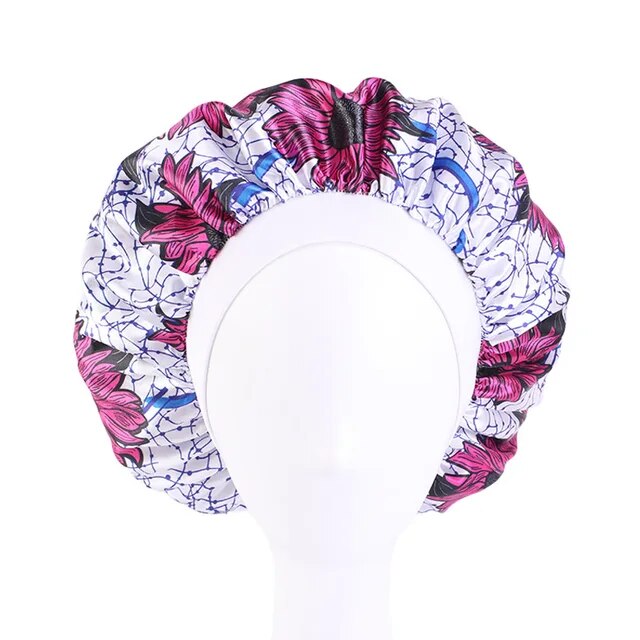 1 & 2 pcs set Satin Bonnet Sleep Cap - Adult/Child/Mommy and Me Set
