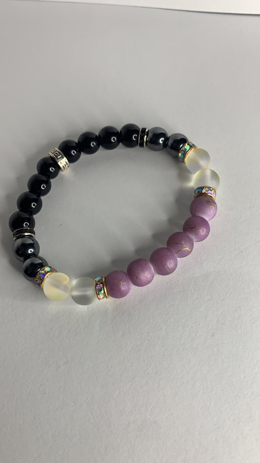 Amethyst Gemstone Healing Bracelet 003