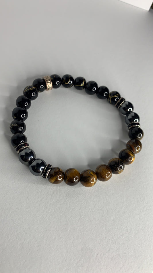 Tigers Eye Gemstone Healing Bracelet 010