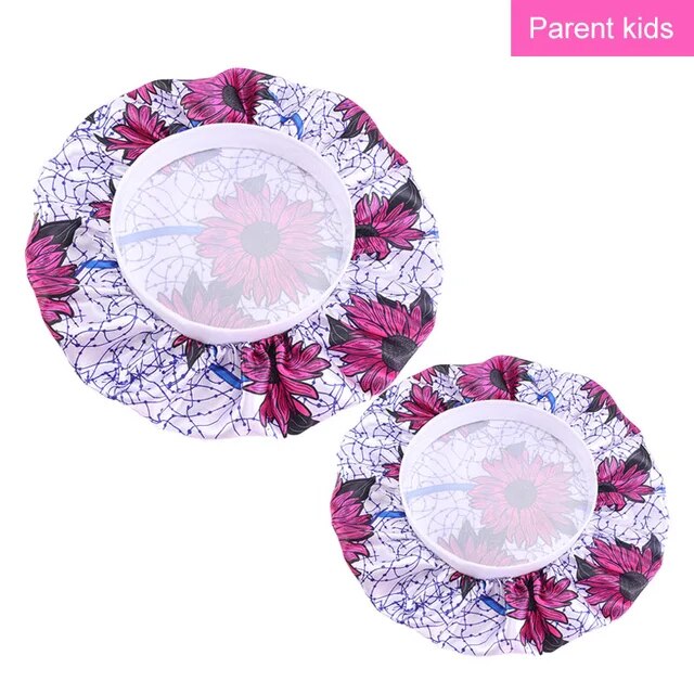 1 & 2 pcs set Satin Bonnet Sleep Cap - Adult/Child/Mommy and Me Set