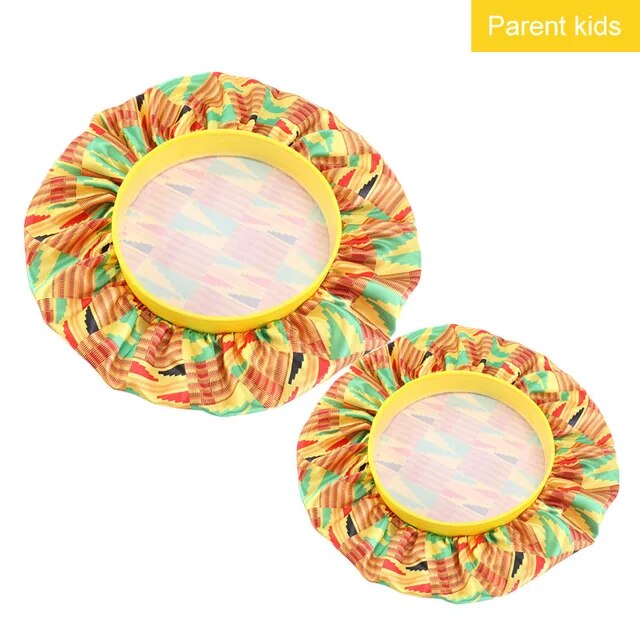 1 & 2 pcs set Satin Bonnet Sleep Cap - Adult/Child/Mommy and Me Set