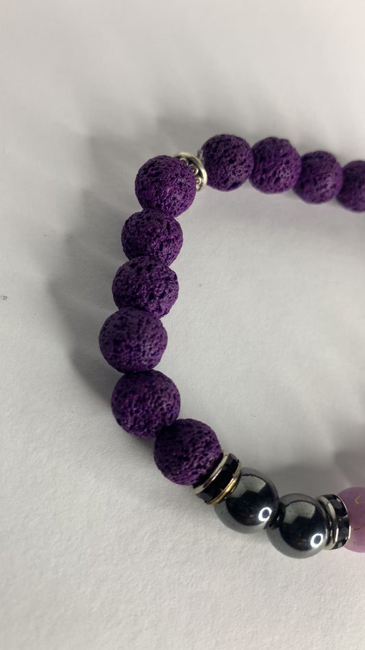 Amethyst Gemstone Healing Bracelet 004