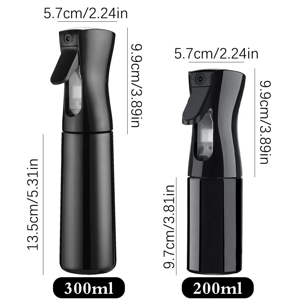 200ml/300ml Continuous Spray Water Bottle: Ultra Fine Mist