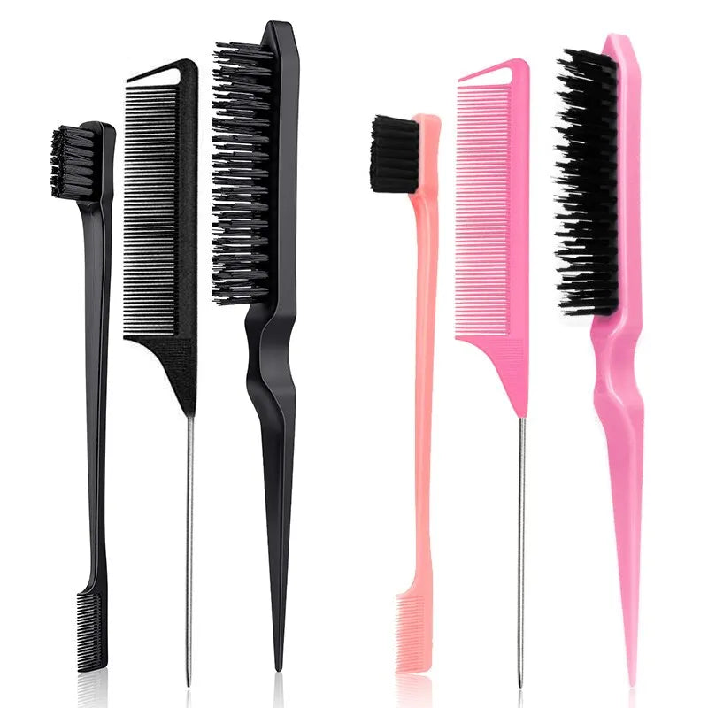 3pcs Styling Comb And Brush Set