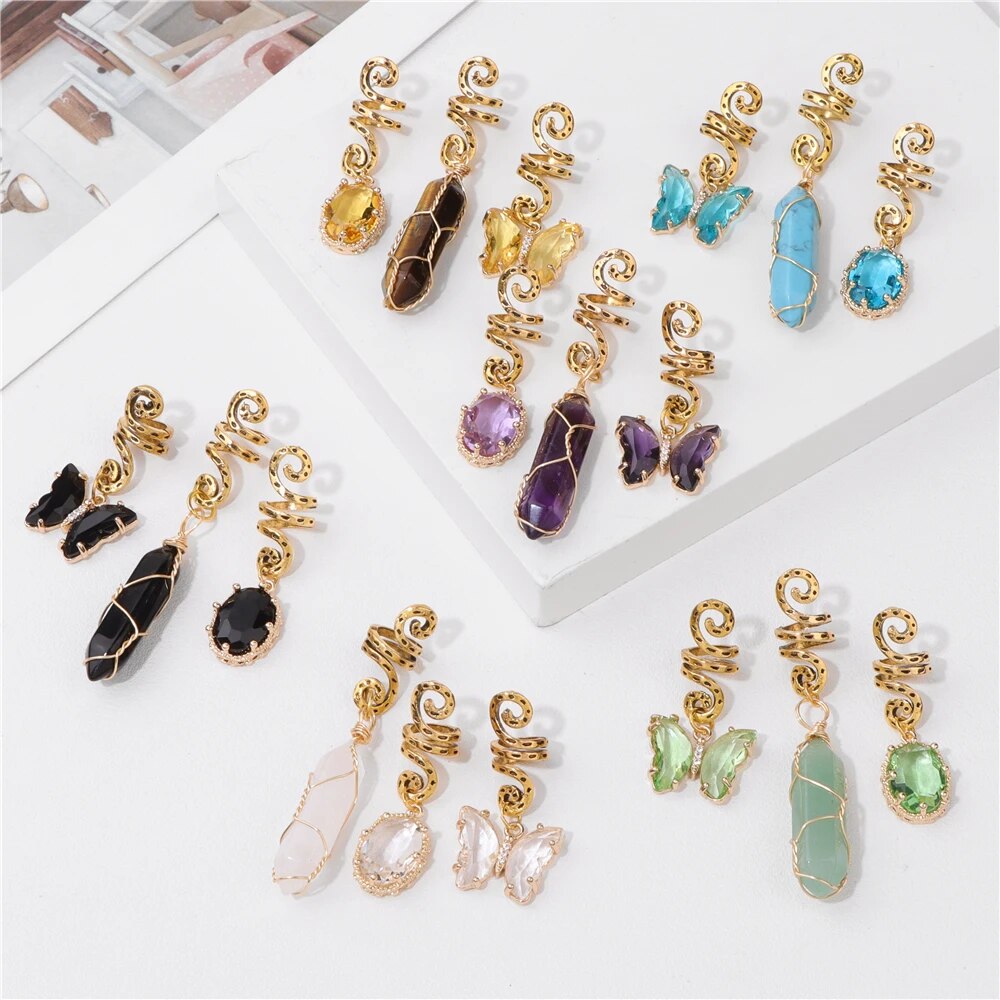 Natural Stone Loc Jewelry