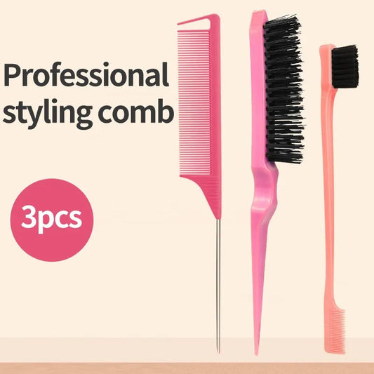 3pcs Styling Comb And Brush Set