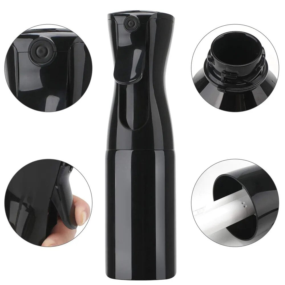 200ml/300ml Continuous Spray Water Bottle: Ultra Fine Mist