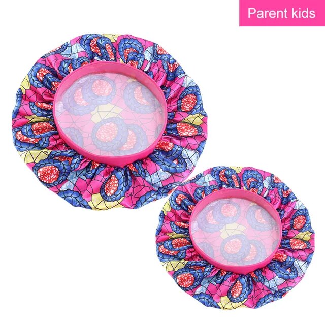 1 & 2 pcs set Satin Bonnet Sleep Cap - Adult/Child/Mommy and Me Set