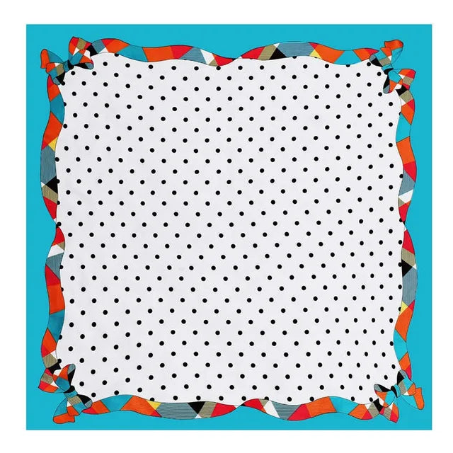 Satin Print Head Wrap Scarf