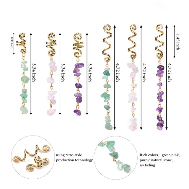 Natural Stone Loc Jewelry