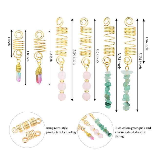 Natural Stone Loc Jewelry