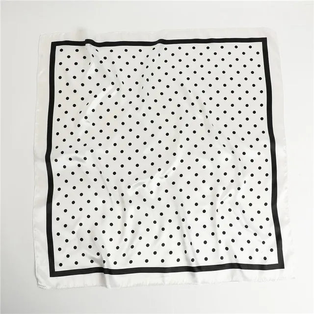 Satin Print Head Wrap Scarf