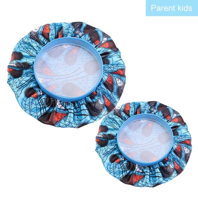 1 & 2 pcs set Satin Bonnet Sleep Cap - Adult/Child/Mommy and Me Set