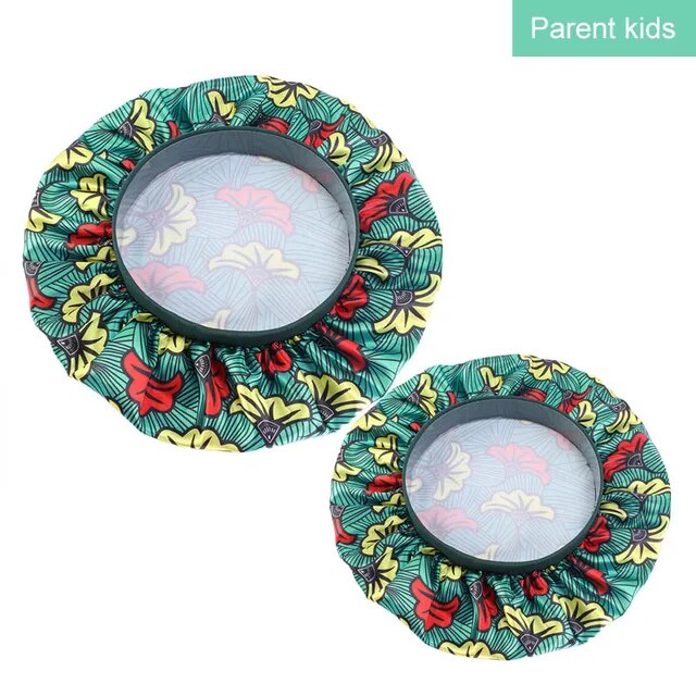 1 & 2 pcs set Satin Bonnet Sleep Cap - Adult/Child/Mommy and Me Set