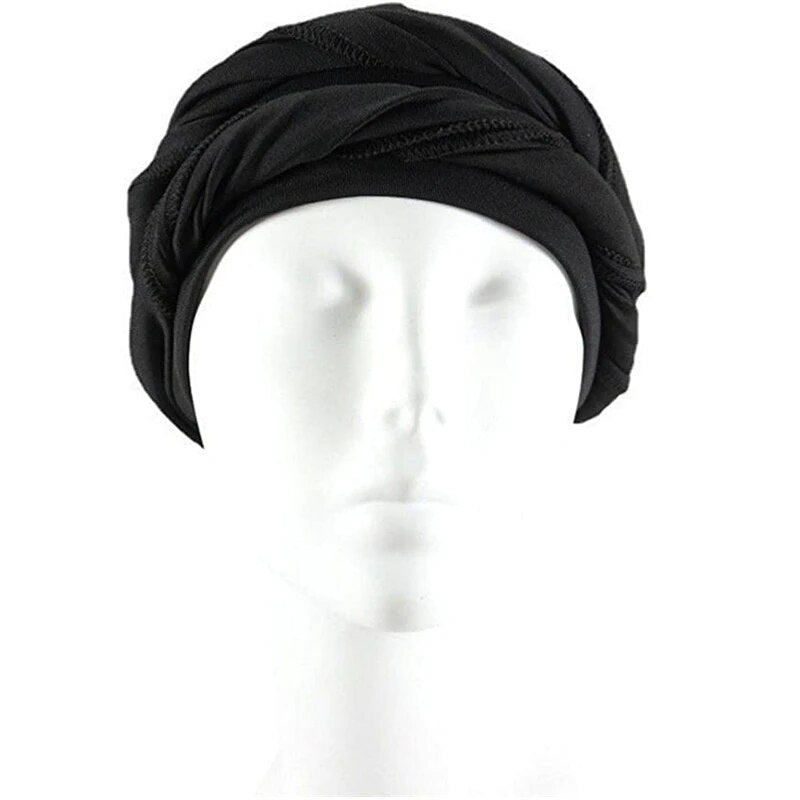 Halo Turban Durag for Men: Satin Lined