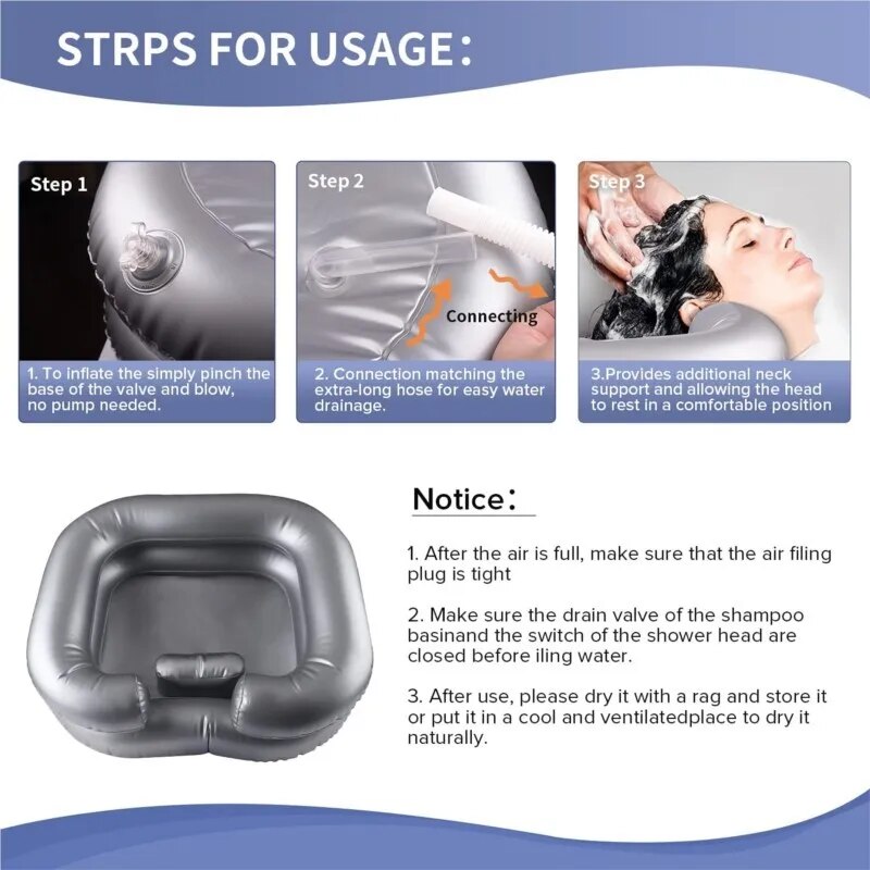 Inflatable Hair Washing Basin