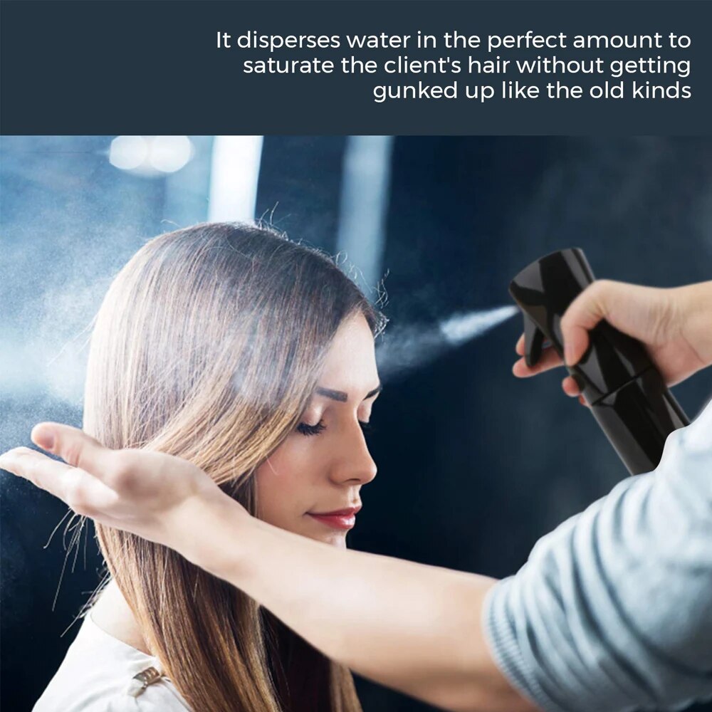 200ml/300ml Continuous Spray Water Bottle: Ultra Fine Mist