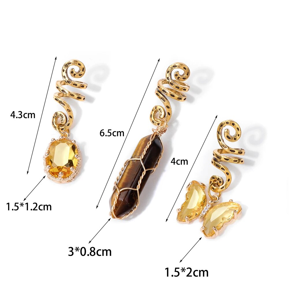Natural Stone Loc Jewelry