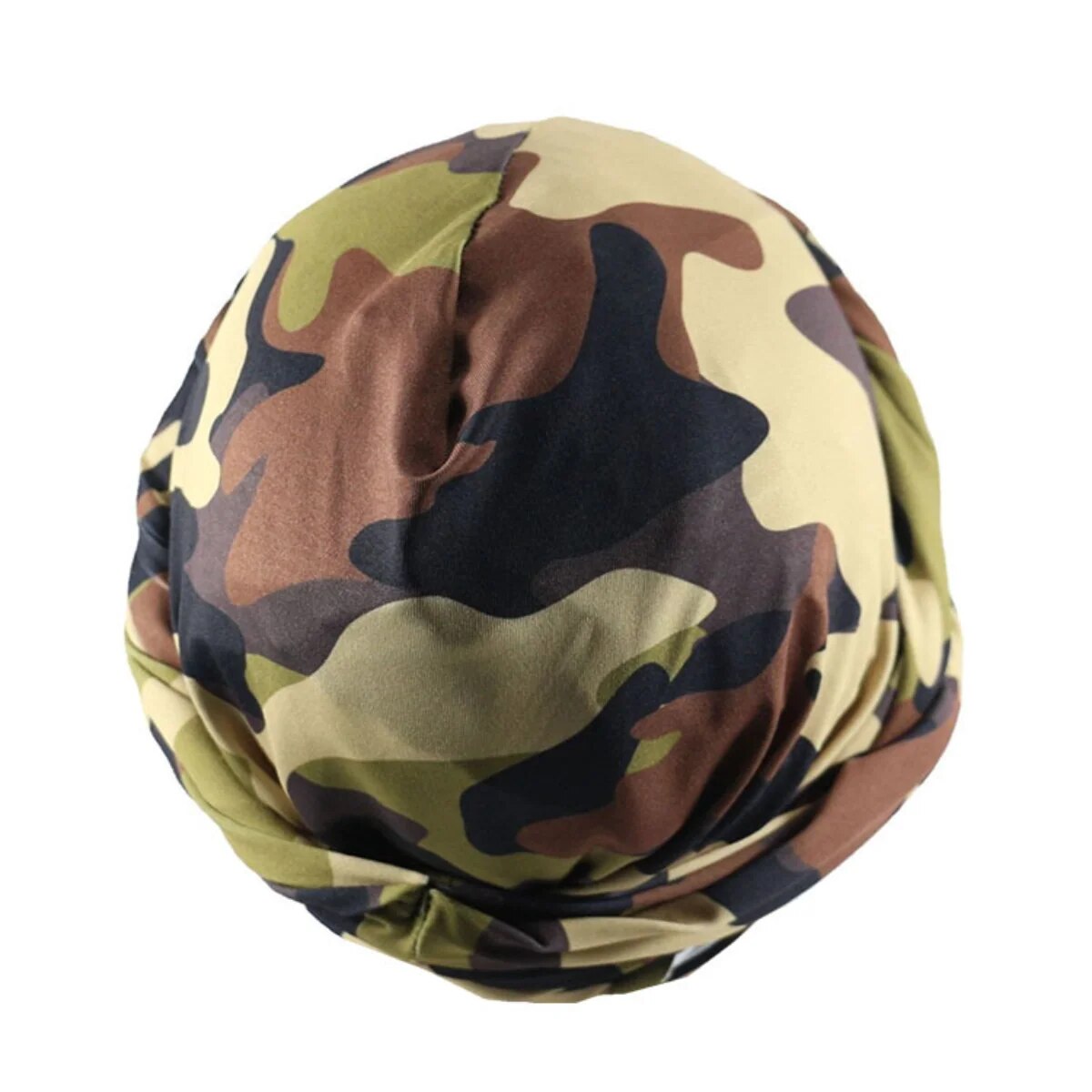 Halo Turban Durag for Men: Print/Satin Lined