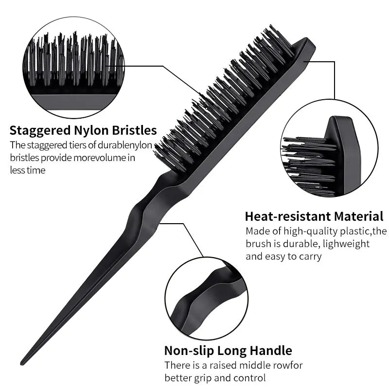3pcs Styling Comb And Brush Set